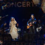 Clare Bowen Instagram - BOWEN * YOUNG at the Mother Church with the #NashvilleReunionTour. Thank you for the most magical evening, and for being such an unforgettable audience. ♥️ We love you. More to come.. 🖤⭐️🤍✨ 📷 @catherinepowell + @timothyjamesbowen #nashville #rymanauditorium #americana #country #bowenyoung #clarebowen #tbt #throwbackthursday #tourlife #bts #acousticguitar #shure #allsaints #takamine Ryman Auditorium