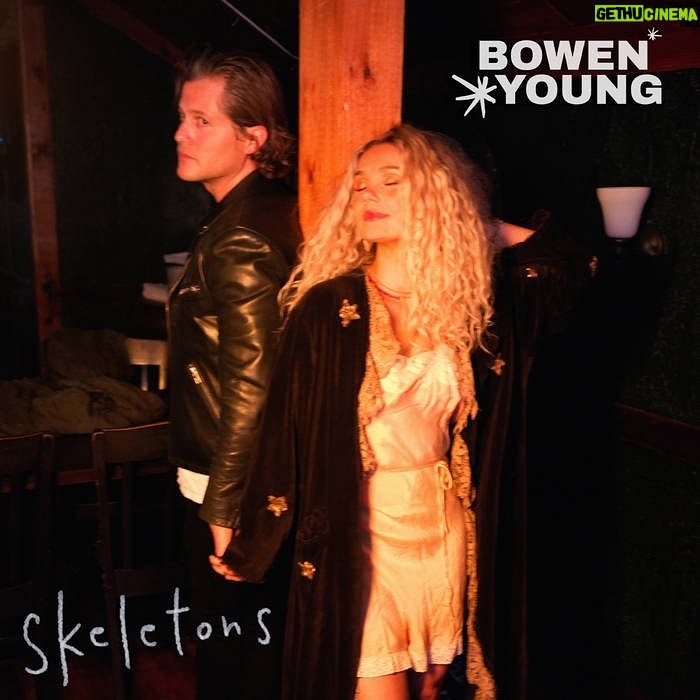 Clare Bowen Instagram - Tomorrow is the one year anniversary of Skeletons! 👻 It’s been so wonderful hearing you sing it with us at our shows. 🥹 If you haven’t heard it yet, listen link is in bio. In celebration we are offering 20% off BOWEN * YOUNG merch! Sale ends on Thursday. ❤️ You can check out our store here bowen-young.colortestmerch.com or at link in bio. 📷 @electraking 🎨 @jkinigopoulos 🏠 @mcnamaras_irishnash #skeletons #anniversary #americana #bowenyoung #sale #merch #singersongwriter McNamara's Irish Pub & Restaurant