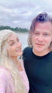 Clare Bowen Instagram - HEY AUSTRALIA! It’s almost January 10th, so at midnight tonight, our new single is yours! 🥳✨ Hit the link in our bio now to pre-save, and wake up to a WORLD BRAND NEW. 👍🏼🫧 See you in Victoria this weekend! 🩵✨ Love y’all! ~ BOWEN * YOUNG #americana #bowenyoung #clarebowen #brandonrobertyoung #mikkyekko #newsingle #worldbrandnew #foreverbowenyoung #livemusic #tourlife #australia #nashville Minnamurra River