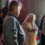 Clare Bowen Instagram - @carolsbycandlelight_aus rehearsal day behind the scenes chaos series. Also the day @brandonrobertyoung became best friends with the illustrious @themarciahines, and we deduced that @pattinewtonofficial came off the same (very limited edition) height production line as @dollyparton. 👯‍♀️✨ Thank you @harlowlovesdaisyofficial for Clare’s gorgeous rehearsal day ballgown! Nothing like a hand restored century old silk skirt to make a three hundred year old faerie feel extra everything.. ♥️🕯️✨ #carolsbycandlelight #visionaustralia #rehearsal #bts #harlowlovesdaisy #magnoliapearl #timothyjamesbowen #pattinewton #marciahines #clarebowen #brandonrobertyoung #bowenyoung #melbourne #nashville #chaos #allsaints #americana #countrymusic #christmas Sidney Myer Music Bowl