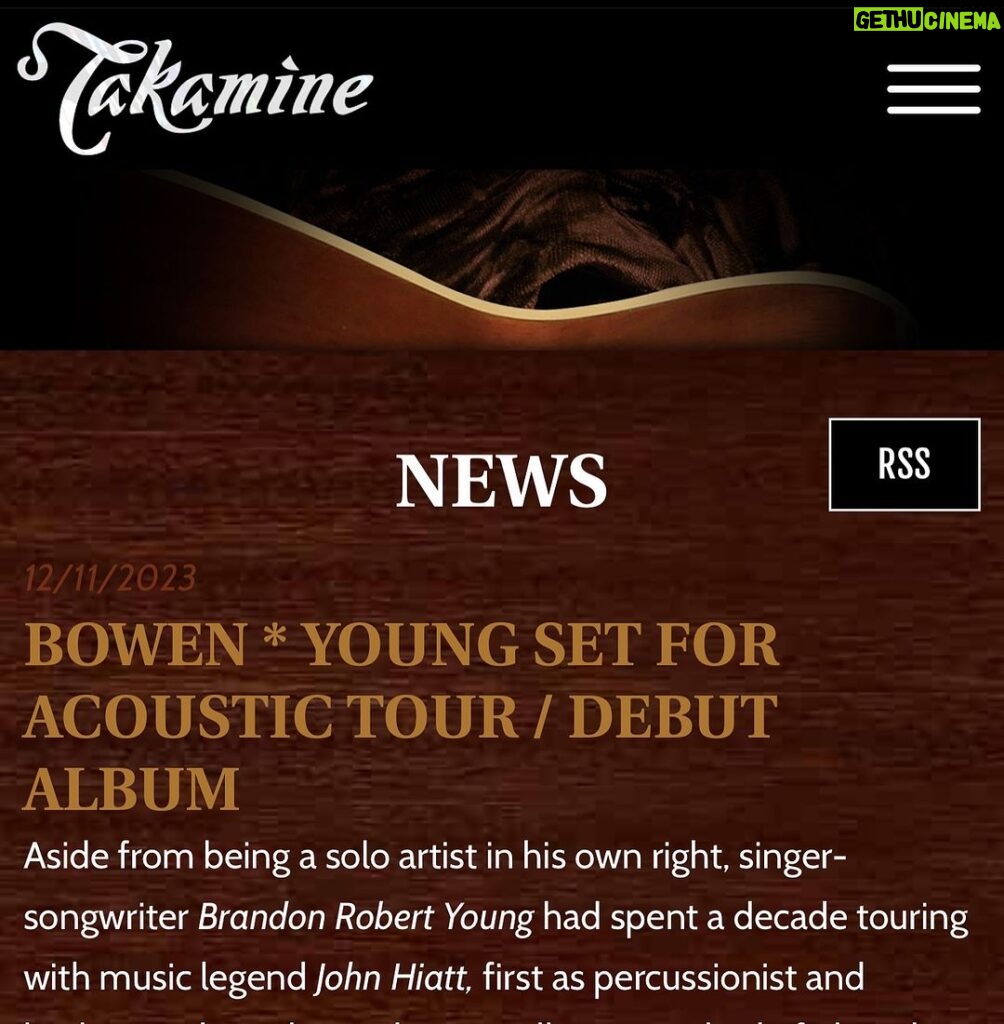 Clare Bowen Instagram - Thank you @takamineguitars_official! 🤍✨ Article in stories. 🔥✨ #takamine #bowenyoung #clarebowen #brandonrobertyoung #takamineguitars #P3NY #acoustic #songwriters #australia #nashville Sydney, Australia