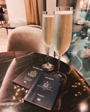 Clare Bowen Instagram - It’s been over 4 years since we last went home to the Minnamurra River, and it’s hard to believe we’re headed there tonight (😭).. What’s the longest you’ve ever spent away from where you grew up? 🧳✨

#homesick #travel #australia #nashville #tour #countrymusic #americana #champagne #passports #tradition #ImNotCryingYoureCrying #TheresAnAntelopeInMyEye #istillcallaustraliahome #😭