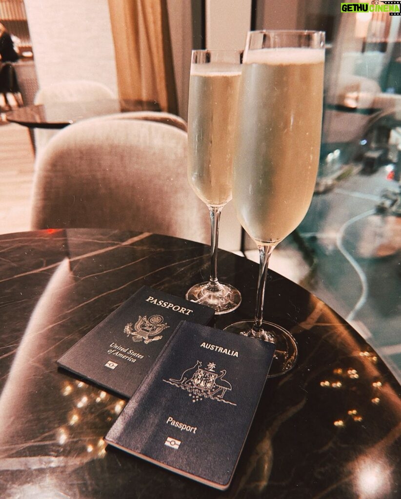Clare Bowen Instagram - It’s been over 4 years since we last went home to the Minnamurra River, and it’s hard to believe we’re headed there tonight (😭).. What’s the longest you’ve ever spent away from where you grew up? 🧳✨ #homesick #travel #australia #nashville #tour #countrymusic #americana #champagne #passports #tradition #ImNotCryingYoureCrying #TheresAnAntelopeInMyEye #istillcallaustraliahome #😭 Los Angeles, California, United States of America
