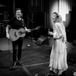 Clare Bowen Instagram - Rehearsal. Whatever happened here it’s @howlinformydarlin, @johndymond, @garyfcraig & @andylucasmusic’s fault. 🤪✨ 📷 @christiegoodwin 🧵 @magnoliapearlclothing + @allsaints #nashvillereuniontour #nashville #london #colinlinden #theband #funny #lol #magnoliapearl #allsaints #rehearsal #livemusic #countrymusic #americana #duo #love #couple #bowenyoung #clarebowen #brandonrobertyoung #therottingmatadors #takamine #laugh #blackieandtherodeokings London, Unιted Kingdom