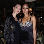 Clark Backo Instagram - Thank you @manoloblahnik for having me for such a special evening! Dinner was delish and the VR experience through the archives was cooky 🤗✨ face by: @kirinstagram styling by: @itsamandalim