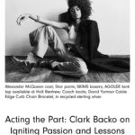 Clark Backo Instagram - NUVO Magazine Issue 95’s cover girl 🙇🏽‍♀️✨ Thank you to an incredible team for such a fun shoot, which we did the morning after I wrapped The Changeling in Toronto 🤯 Creative Direction: Sandra Zarkovic Photographer: Royal Gilbert Styling: Jaclyn Bonavota Hair: Janet Jackson Makeup: Aniya Nandy