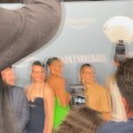 Clark Backo Instagram - Last night was magical. Thank you to my friends + my brother @cephler 🥹 for being by my side, holding me through it all. Can’t wait for everyone to see it 🥲💚 #iwantyoubackmovie @primevideo