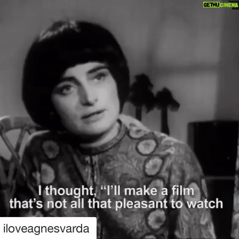 Claudia Michelsen Instagram - AGNES VARDA