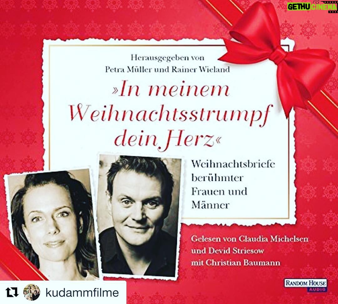 Claudia Michelsen Instagram - Wer Lust hat... 💕🌲💕..@devidstriesow @randomhouse