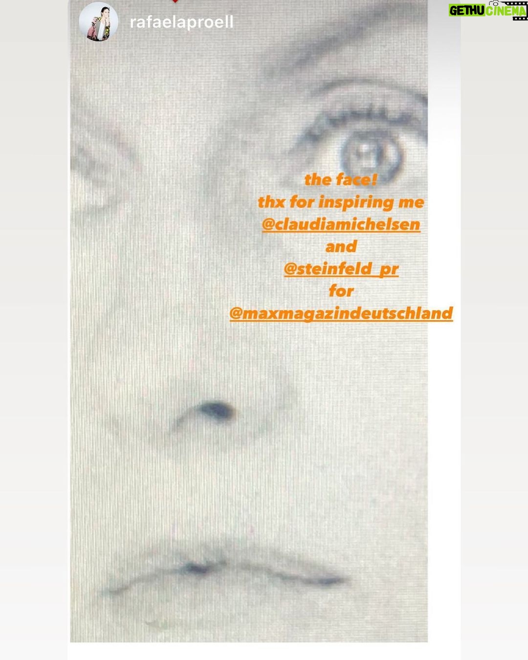 Claudia Michelsen Instagram - Merci DUUU Inspiration… Meisterin…🤍@rafaelaproell