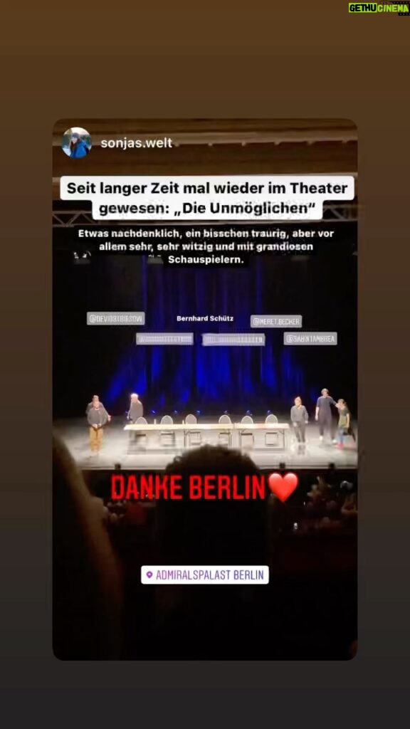 Claudia Michelsen Instagram - Danke Berlin ❤️ .. bis zum nächsten Jahr.. oder vorher.. in Leipzig, Hannover,Sylt… @kunst.gerecht DIE UNMÖGLICHEN