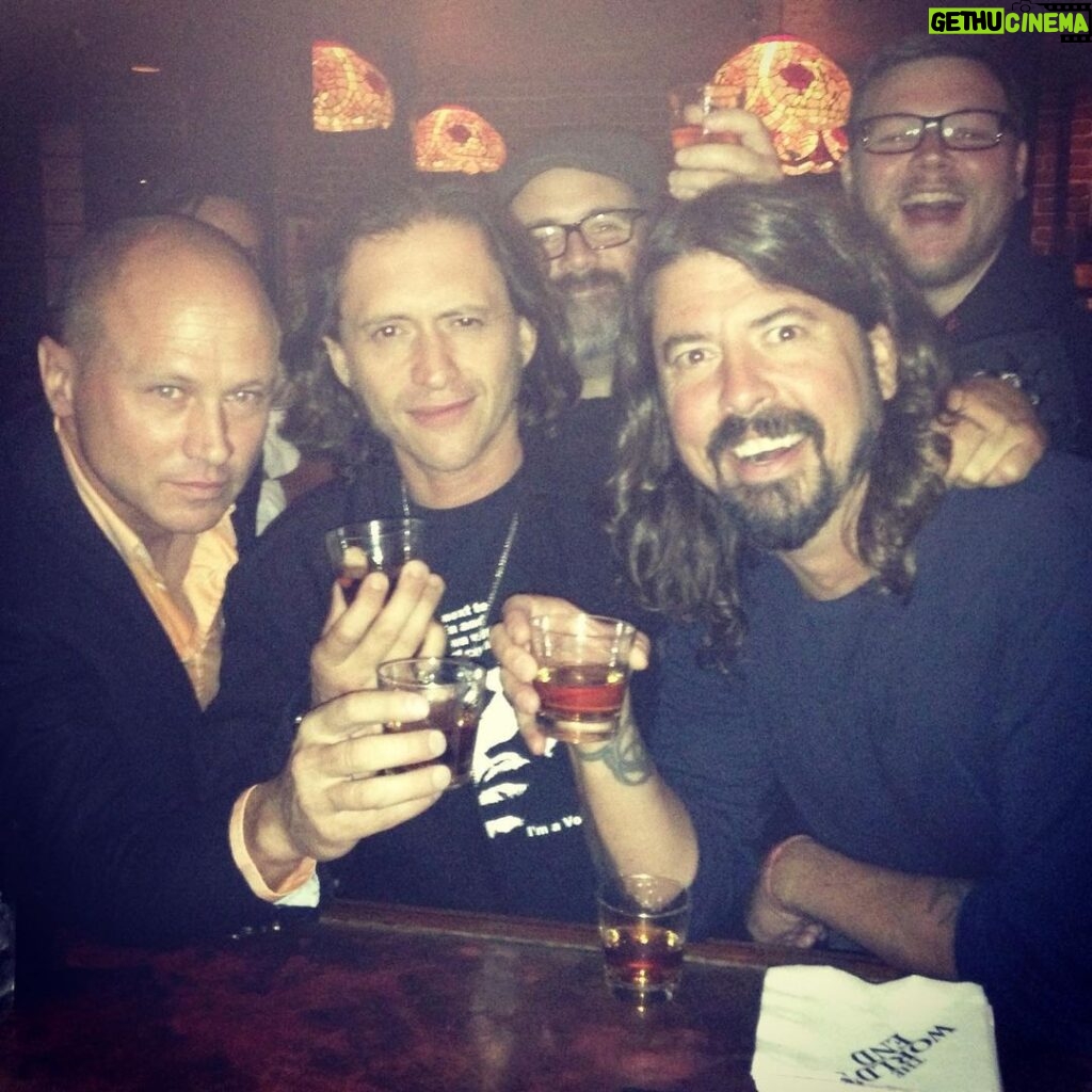 Clifton Collins Jr. Instagram - Big ol belated #HappyBirthday to this comedic legend ! It’s because of @realmikejudge I was able to sneak off n direct/DP #ChickenFried for @zacbrownband , forever grateful … all the good times , laughs and creative game shared ! Time flys , and thank u apple for shooting me all these pics !?! Wierd/not wierd 🙌 @davestruestories @slash @cheechmarin @misterctoons @emilyosment @johnnyknoxville @simonpegg