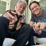 Clifton Collins Jr. Instagram - Lil pre-game catch up with uncle @joemantegna , always grateful for stories and wisdom shared . Big ups to @tomdreesencomic @celebchefeva @johnschneider and of course @deedeesorvino . Thank u for the hospitality, love, laughs, and beautiful stories of gratitude … #PaulSorvino. “Every bodies got a story and nobody gets a free ride. Play the cards your dealt, and celebrate the life you have”Joe Mantegna