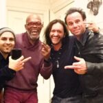 Clifton Collins Jr. Instagram - When a #BadMotherFucker ‘s Born day falls on a #ThrowbackThursday ! Big ol #HappyBirthday to this one of a kind, @samuelljackson love ya #Fam ! #MrCool #Ragtime #187 #BMF #Birds #gratitude #GOAT #legend #mentors