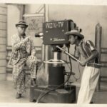 Clifton Collins Jr. Instagram - Before #WOAI in San Antone became @news4sa on Dec 11, 1949, families would sit around their radios as this was the predominant form of entertainment from 1930’s to late 1940’s. Many radio stations , struggled to make the transition, especially AM radio as their reach was limited. Every station needed a hook so to speak, #WOAI came up with an idea to create what was commonly known as a “Dude Ranch” but they needed extra crew, a drummer and a comedian … gramps got a drum set on what’s called “layaway” ;) , here he is with #curlywilliams and the #CometteNylonRanchHands , last pic #WOAI Mascot #LouEmerson aka Dudley