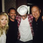 Clifton Collins Jr. Instagram - Big ol belated #HappyBirthday to this comedic legend ! It’s because of @realmikejudge I was able to sneak off n direct/DP #ChickenFried for @zacbrownband , forever grateful … all the good times , laughs and creative game shared ! Time flys , and thank u apple for shooting me all these pics !?! Wierd/not wierd 🙌 @davestruestories @slash @cheechmarin @misterctoons @emilyosment @johnnyknoxville @simonpegg