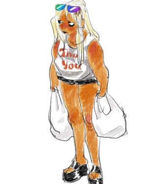 Clio Chiang Instagram - Wear your sunscreen!! ☄️

. #sketch #procreate