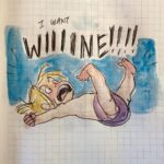 Clio Chiang Instagram - Monkey see, monkey do, a Happy New Year to you and YOU!! Wear a mask and stay safe!! BYE 2020 . . #bye2020 #goodriddance #wineoclock #newyears #watercolor #ballpoint