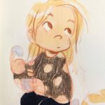 Clio Chiang Instagram - Toddlers are so weird. . . . #toddlerlife #sketch #copic #colerase