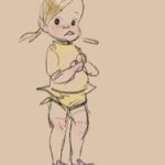 Clio Chiang Instagram - Sketches of O with @shiyoon83 ‘s new story brushes! Photoshop is fun to draw in again! #photoshop #toddlerlife #sketches