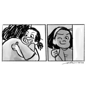 Clio Chiang Instagram - Worming out of practice since 1989. #beefnoodlesoup #comic #bruises