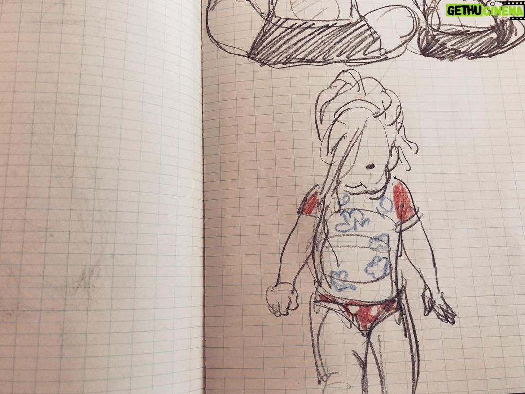 Clio Chiang Instagram - Some Canada Day beach draws. #sketch #graphite #toddlerlife #lifedrawing