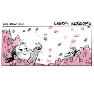 Clio Chiang Instagram - Silly little memories. #beefnoodlesoup #cherryblossom
