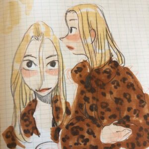 Clio Chiang Instagram - #coat #girl #sketch #marker #graphite
