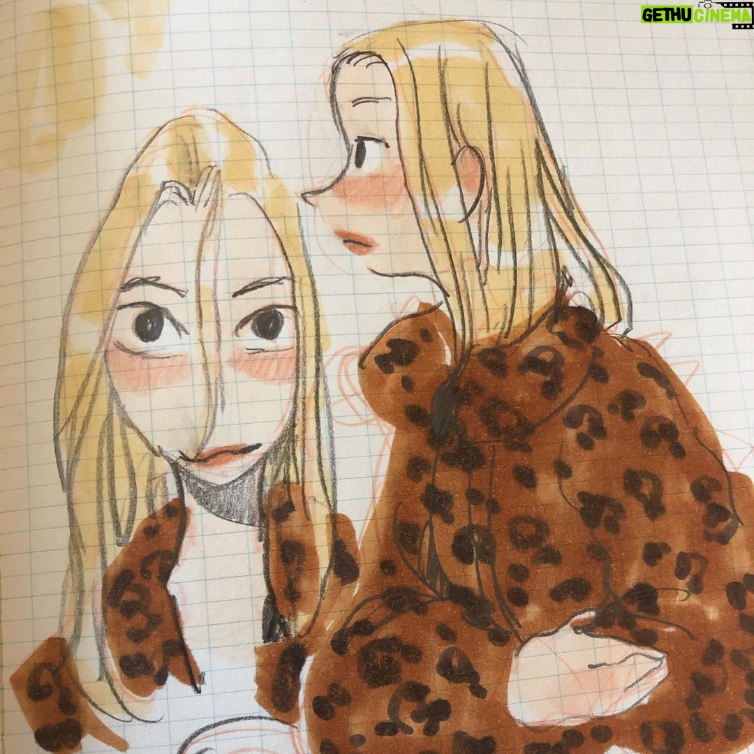 Clio Chiang - 830 Likes - #coat #girl #sketch #marker #graphite