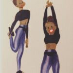 Clio Chiang Instagram - I love spin instructor fashion @tune2tunde ink #copic #spinning