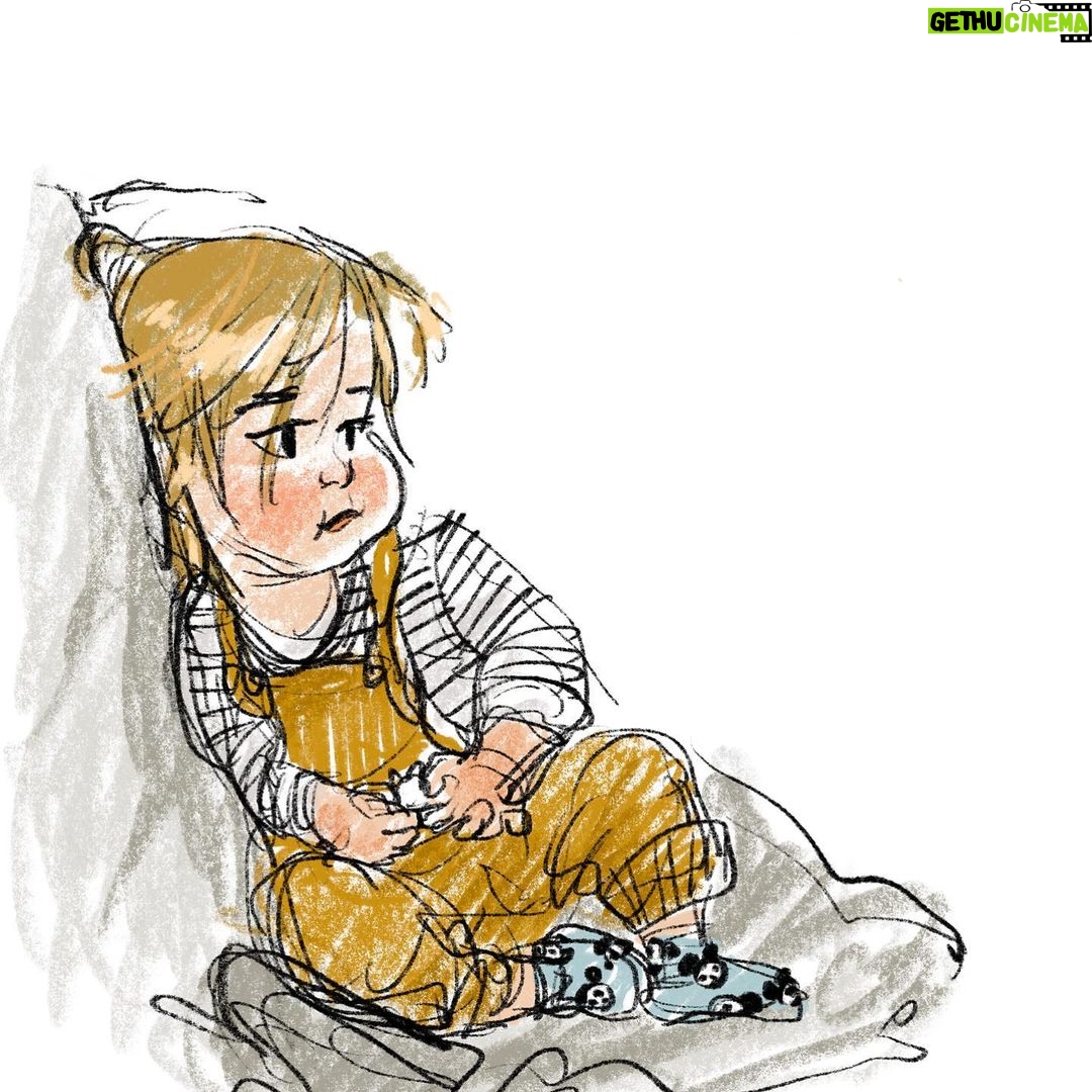 Clio Chiang - 1.1K Likes - Watching TV #toddlerlife #doodle #procreate #sketch