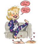 Clio Chiang Instagram - We melted today. 2 flesh puddles just on the floor. 😭😭😭😭😭😭🥰🥰🥰🥰🥰 #toddlerlife #procreate #baby #lurve