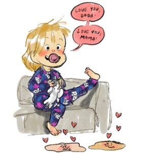 Clio Chiang Instagram - We melted today. 2 flesh puddles just on the floor. 😭😭😭😭😭😭🥰🥰🥰🥰🥰 #toddlerlife #procreate #baby #lurve