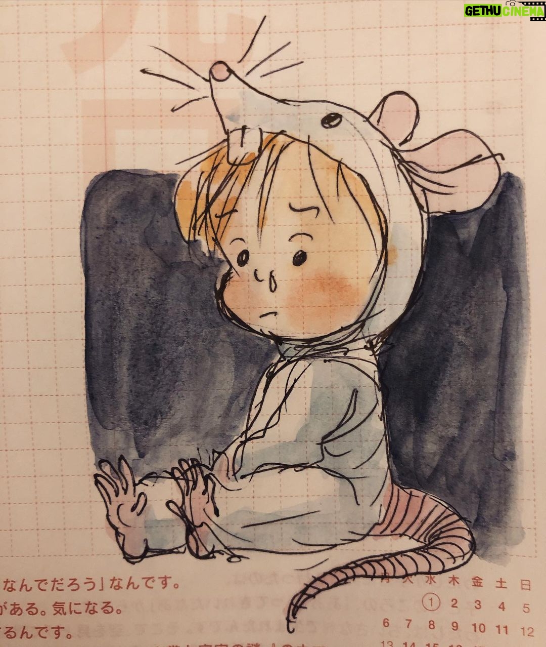 Clio Chiang - 1.1K Likes - Happy new year everyone! Sorry for the lame drawing; everyone’s sick/infected in this household. Nowhere to go but up for 2020... Also, this is my 5th year with the #hobonichi! #hobonichi2020 #ballpoint #watercolor #dalenchallenge