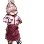 Clio Chiang Instagram - My daughter is very talented. She doesn’t need to see while walking and eating... #toddlerlife #procreate #dalenchallenge