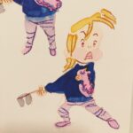 Clio Chiang Instagram - Unicorn batwing sweater! Could anyone who uses coloured inks give me some tips? I use them like watercolour and am not crazy about how it looks. What pens are compatible? Do I use the ink itself for linework? Let me know what works for you! Using Rohrer & Klingner inks. Thanks! We’re all going crazy here and this is the first day I felt like I could sit down and draw something! #toddlerlife #inks #pastel #rohrerandklingner
