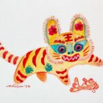 Clio Chiang Instagram – For Disney story’s annual art exchange. Happy Year of the 🐯!