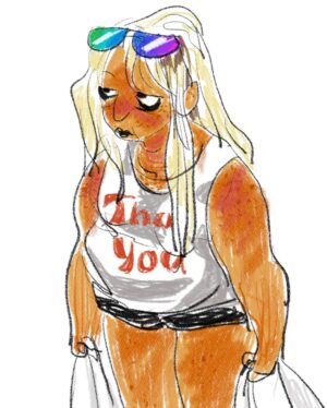 Clio Chiang Instagram - Wear your sunscreen!! ☄️

. #sketch #procreate