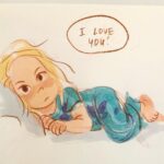Clio Chiang Instagram - Toddlers are so weird. . . . #toddlerlife #sketch #copic #colerase