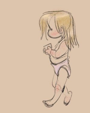 Clio Chiang Instagram - Sketches of O with @shiyoon83 ‘s new story brushes! Photoshop is fun to draw in again! #photoshop #toddlerlife #sketches