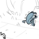 Clio Chiang Instagram - One of my fave moments to board on #strangeworld, Splat leading Ethan to his doom but is won over by his compassion. ❤️ #ethanclade #splat #storyboard