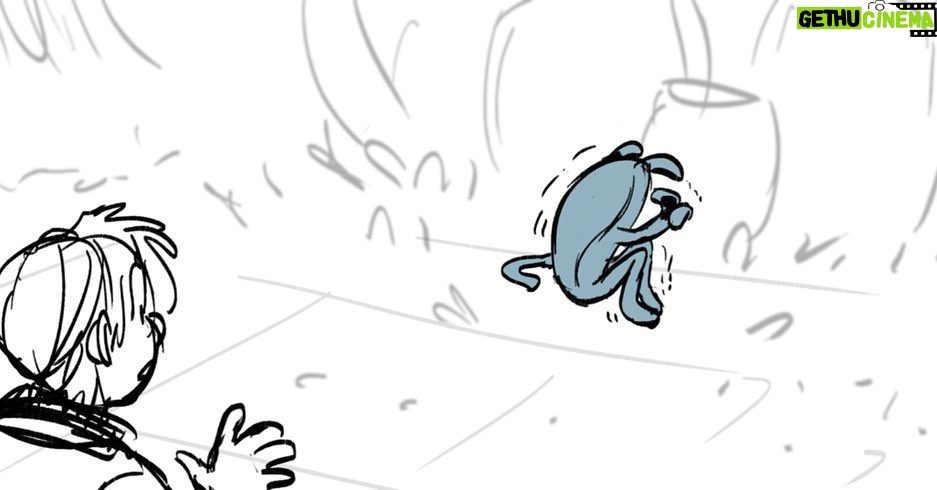 Clio Chiang Instagram - One of my fave moments to board on #strangeworld, Splat leading Ethan to his doom but is won over by his compassion. ❤️ #ethanclade #splat #storyboard