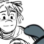 Clio Chiang Instagram - One of my fave moments to board on #strangeworld, Splat leading Ethan to his doom but is won over by his compassion. ❤️ #ethanclade #splat #storyboard