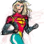 Clio Chiang Instagram - Kara, Dan Mora Superjacket version! 💙 #supergirl #karazorel