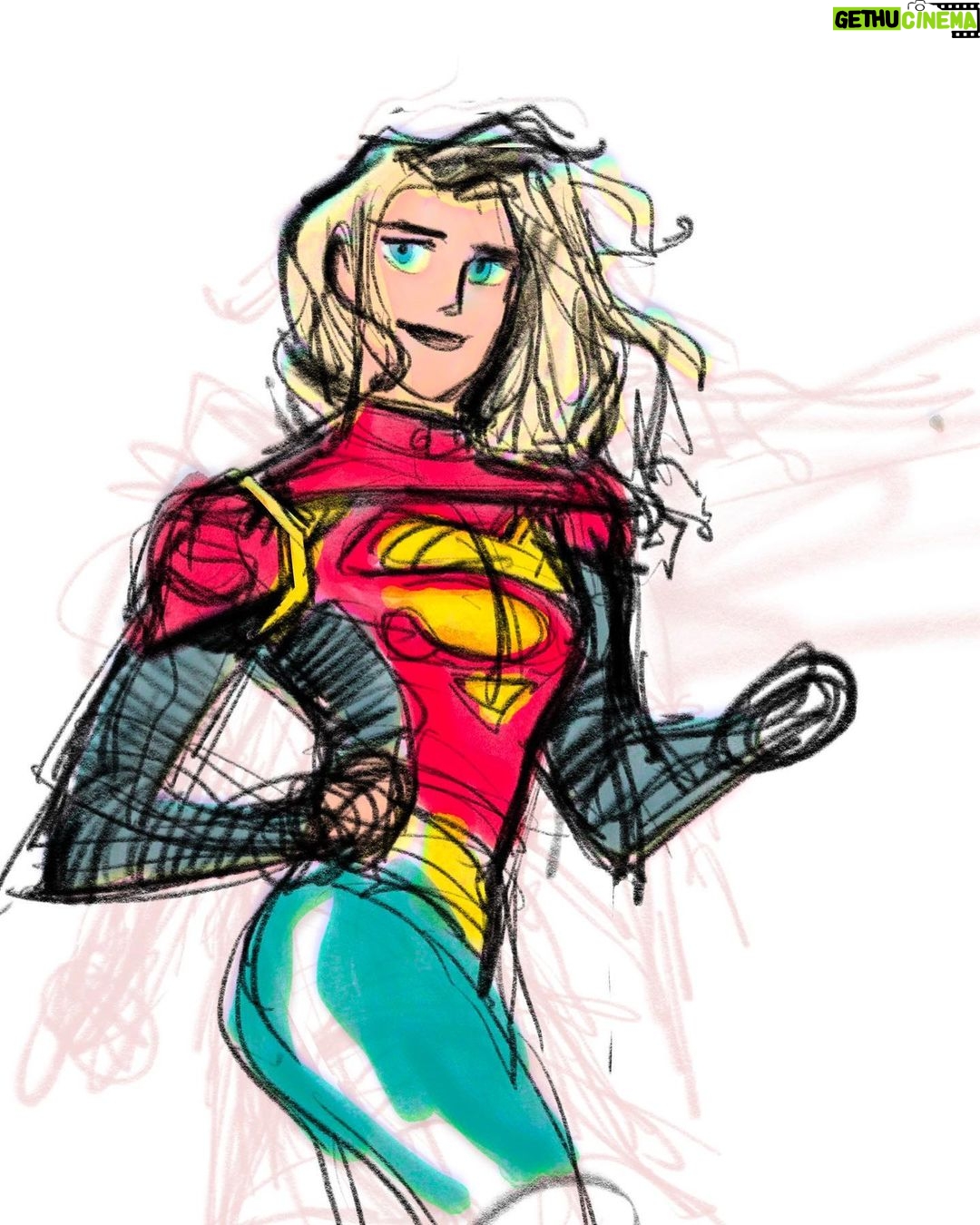 Clio Chiang Instagram - Kara, Dan Mora Superjacket version! 💙 #supergirl #karazorel