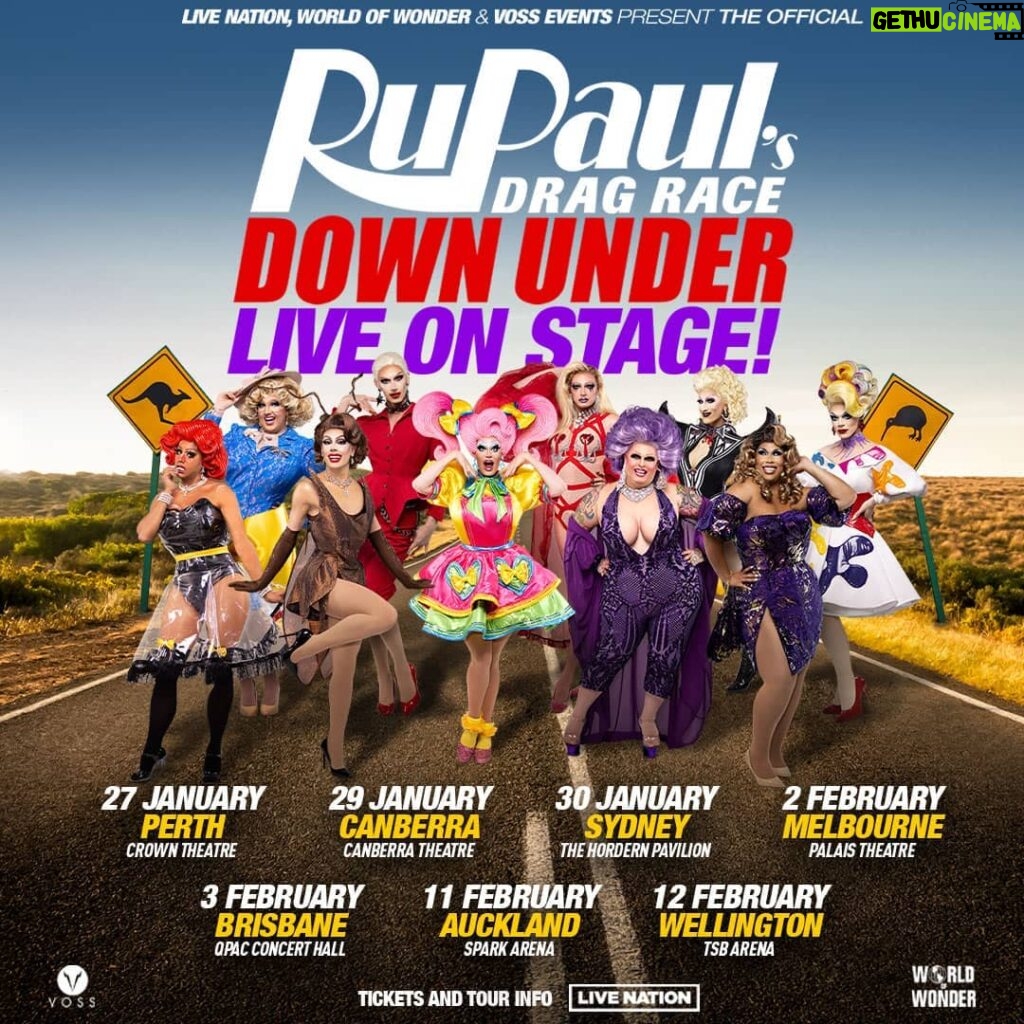 Coco Jumbo Instagram - 🏁 Seeing as most of us cant leave the house at the moment our Drag Race Down Under Tour has been Rescheduled to January and February 2022!! 💜💜💜 Head to VossEvents.com all information and tickets!!! 🎟️
