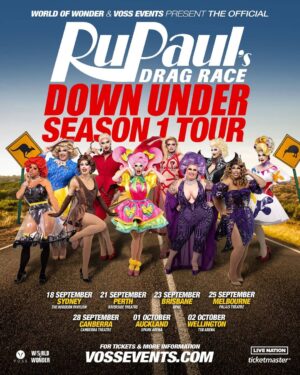 Coco Jumbo Instagram - 💜 Get ready to watch me and my Down Under sisters slay the stage this September in The Official #DragRaceDownUnder Season 1 Tour, presented by @worldofwonder and @vossevents 🇦🇺🇳🇿 Presale Friday 21 May at 12PM AEST. Sign-up for access at VossEvents.com.
