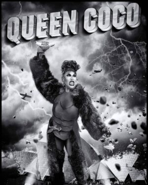 Coco Jumbo Instagram - Category is... No Place Like Home 👑 Get into my first runway look from the premiere of #DragRaceDownUnder, streaming NOW on @wowpresentsplus worldwide (excluding Canada, UK, and Down Under), @tvnz.official in New Zealand, @stanaustralia in Australia, @cravecanada in Canada, & @bbcthree in the UK

I cant thank @mamashirl22 enough for helping me last minute to get this look together!!
And thank you @dreamsyndicator for putting this amazing "QUEEN COCO" poster together!! 💜💜💜💜