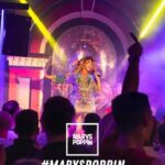 Coco Jumbo Instagram - I had soo much fun at @maryspoppinbar what a stunning venue thank you again for having me!!! 💜 ☂️ Marys Poppin