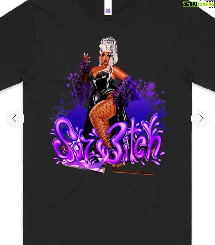 Coco Jumbo Instagram - The new "SOZ BITCH" merch is now available for PRE ORDER exclusively at @merchmother 💜 The amazing designs/ illustrations are by Sydneys very own @burli.design and the iconic @artofmicahsouza Head to the @merchmother website to put in your order now!!! 💜💜